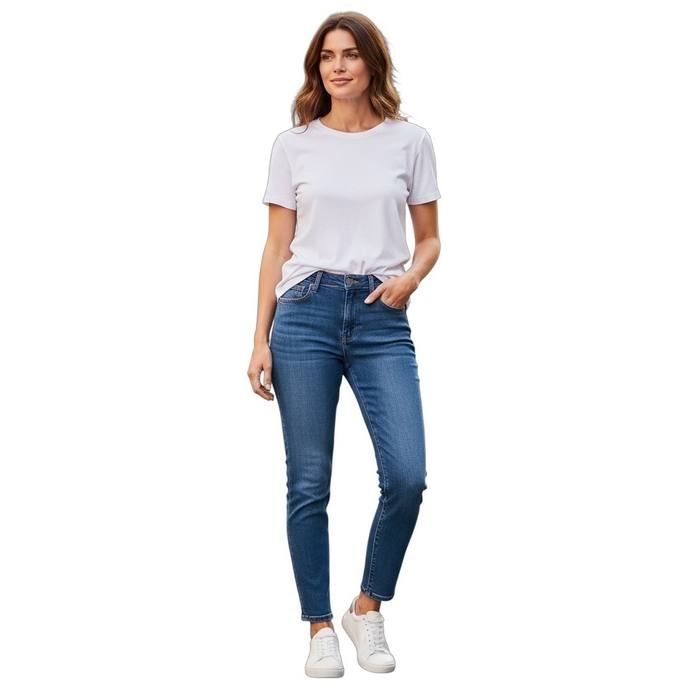 Calvin Klein Women's High Rise Dark Blue Jeans 8/29